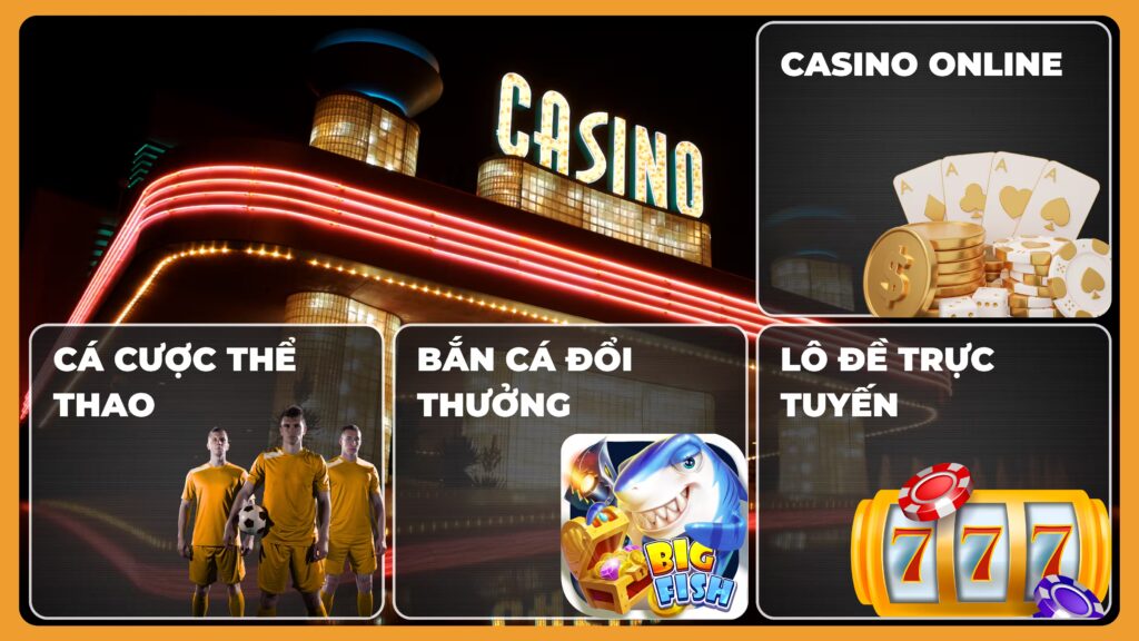 Các sản phẩm cá cược tại nhà cái dom88