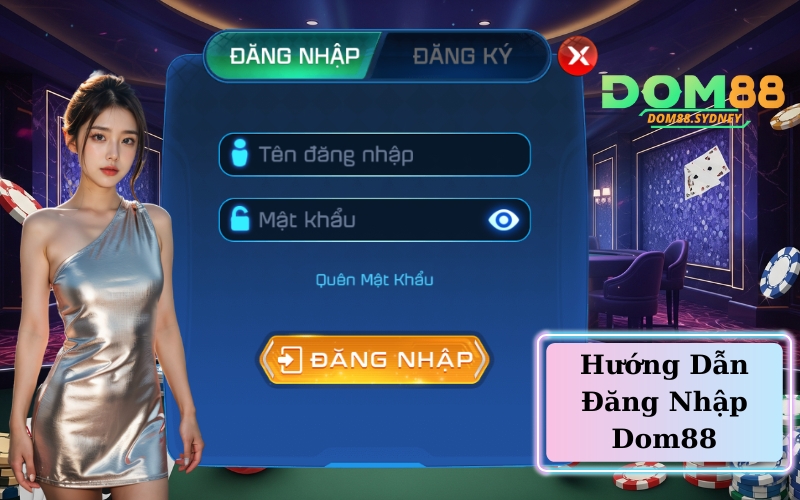 Hướng Dẫn Đăng Nhập Dom88
