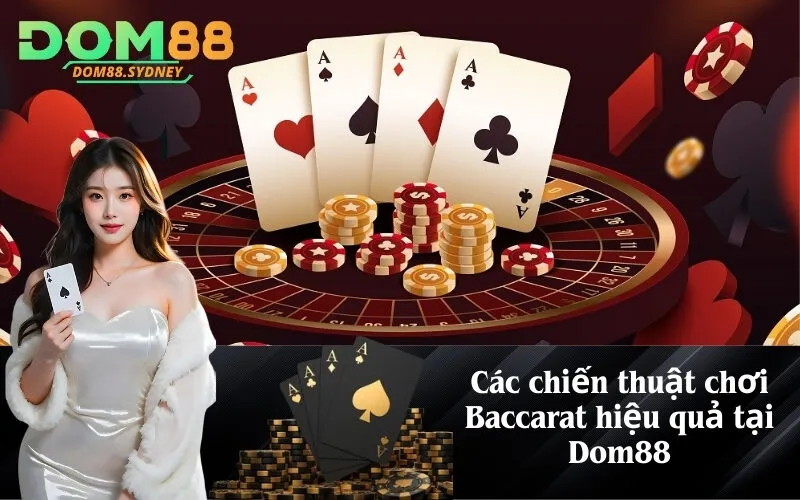 Các chiến thuật chơi Baccarat hiệu quả tại Dom88
