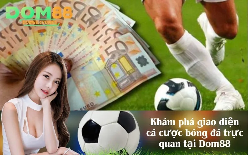 Khám phá giao diện cá cược bóng đá trực quan tại Dom88